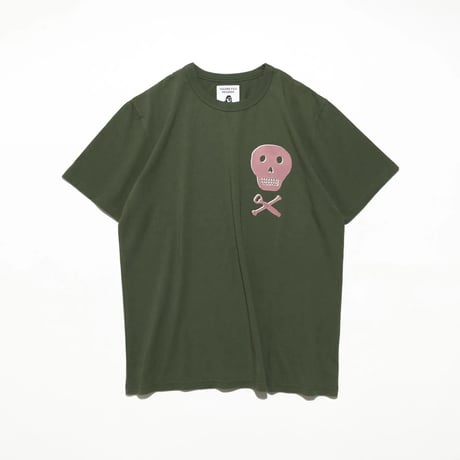 TACOMA FUJI RECORDS "Les Aventuriers Tee" designed by Jerry UKAI FOREST GREEN