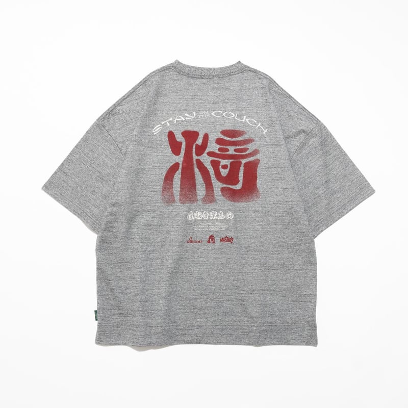 新品タグ付き♡ Basic Side Slit Punch TShirt TACOMA FUJI RECORDS ''STAY ON THE COUCH WIDE SL