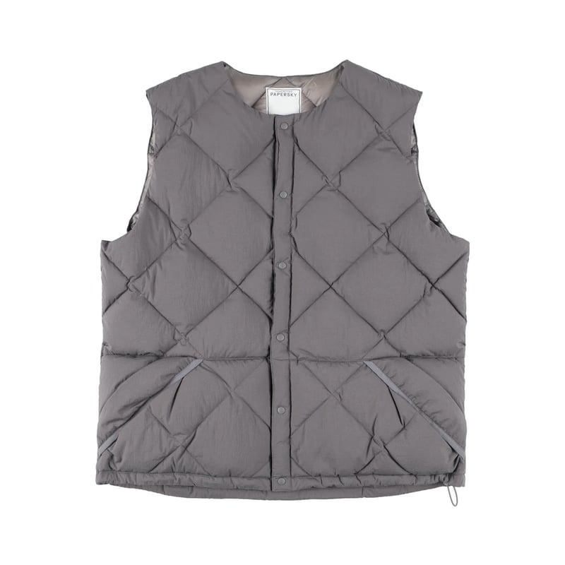 PAPERSKY ペーパースカイ　MIDDLE LAYER DOWN VEST PAPERSKY WEAR 