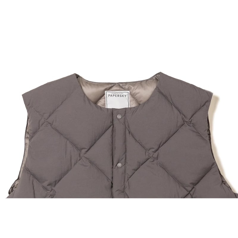 PAPERSKY ペーパースカイ　MIDDLE LAYER DOWN VEST PAPERSKY WEAR 