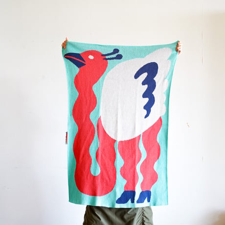 SLOWDOWN STUDIO ”MINI BLANKET ” Ostrich