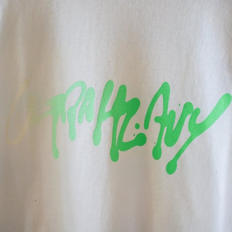 ULTRA HEAVY "まぼろし文字 Tシャツ "  WHITE