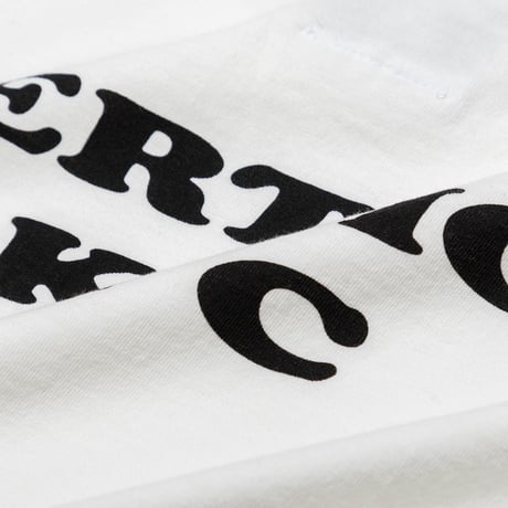 TACOMA FUJI RECORDS "FIELD RECORDING RADIO Tee designed by Noriteru Minezaki" WHITE
