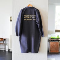 COW BOOKS "Reading Jacket Long" NAVY