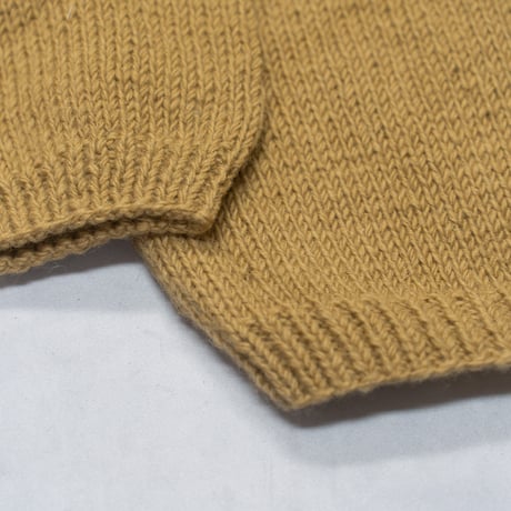 MacMahon Knitting Mills ''Crew Neck Knit - Big Yin & Yang'' BEIGE