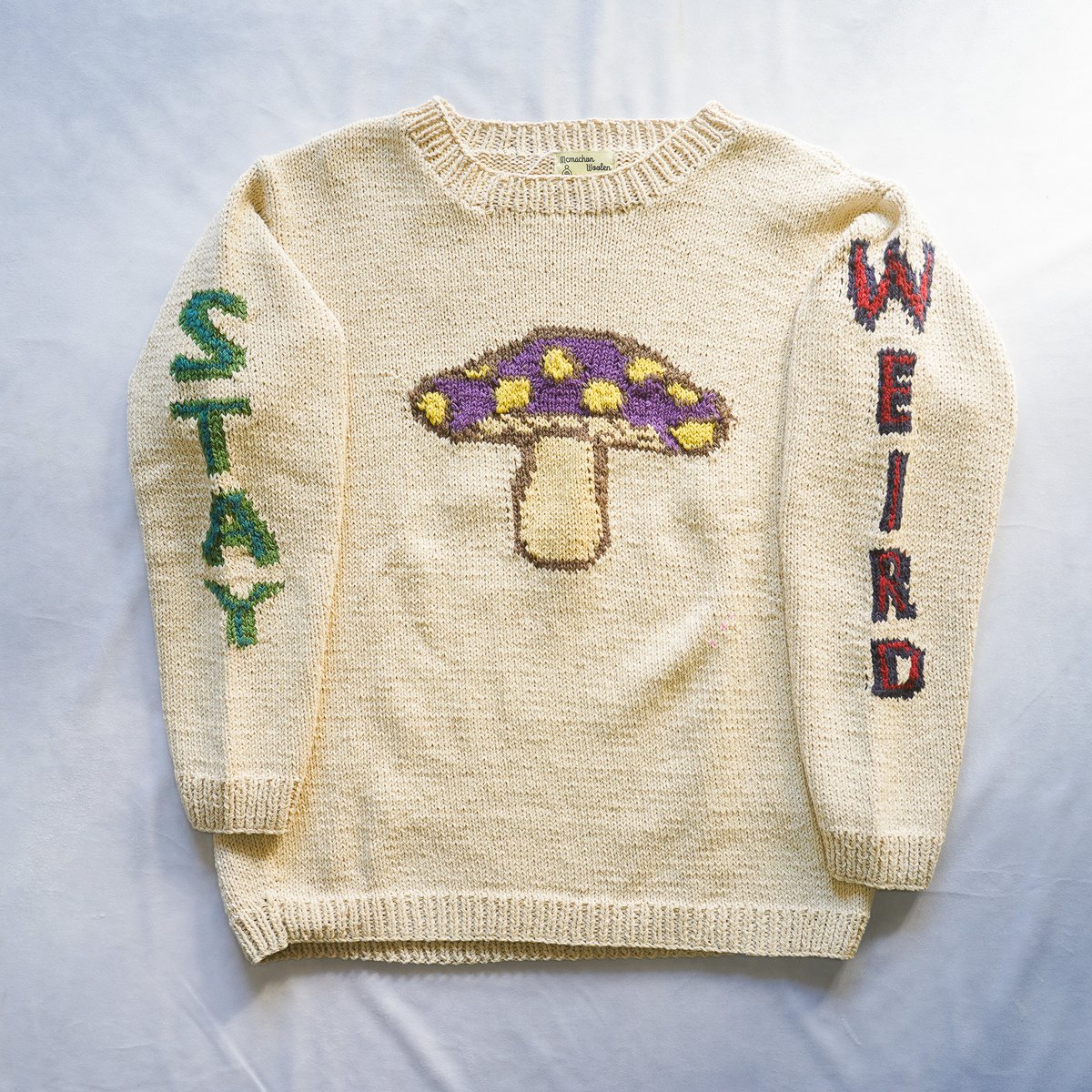 MacMahon Knitting Mills ”CrewNeck Knit - Mushro