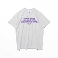 TACOMA FUJI RECORDS "SPACE ECHO MOLAM DUB BAND Tee designed by MOOLA / YANGGAO" ICE GRAY