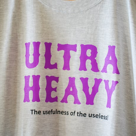 ULTRA HEAVY "クラシカルライン Tシャツ " ASH