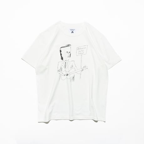 TACOMA FUJI RECORDS "ANTONIO GUITAR SCHOOL Tee designed by Tomoo Gokita" WHITE