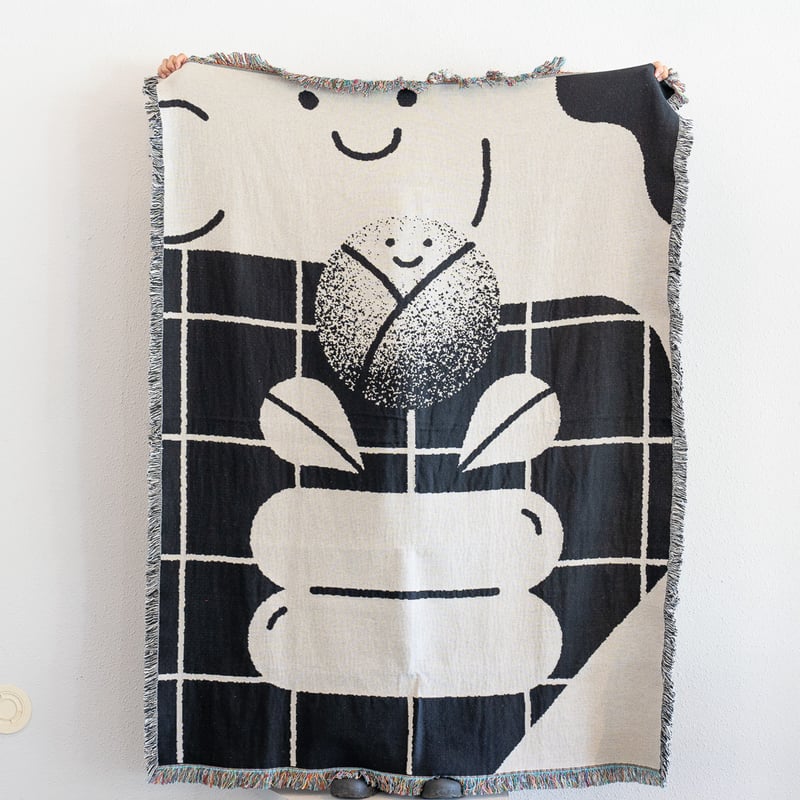 Slowdown studio / ブランケット Slowdown Studio（スローダウンスタジオ）ザッパ ニット