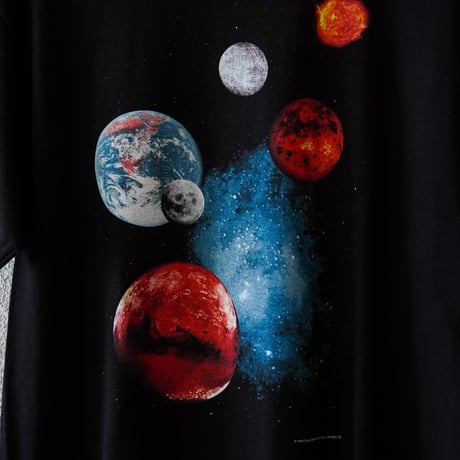 COTTON EXPRESSIONS "Solar System" BLACK