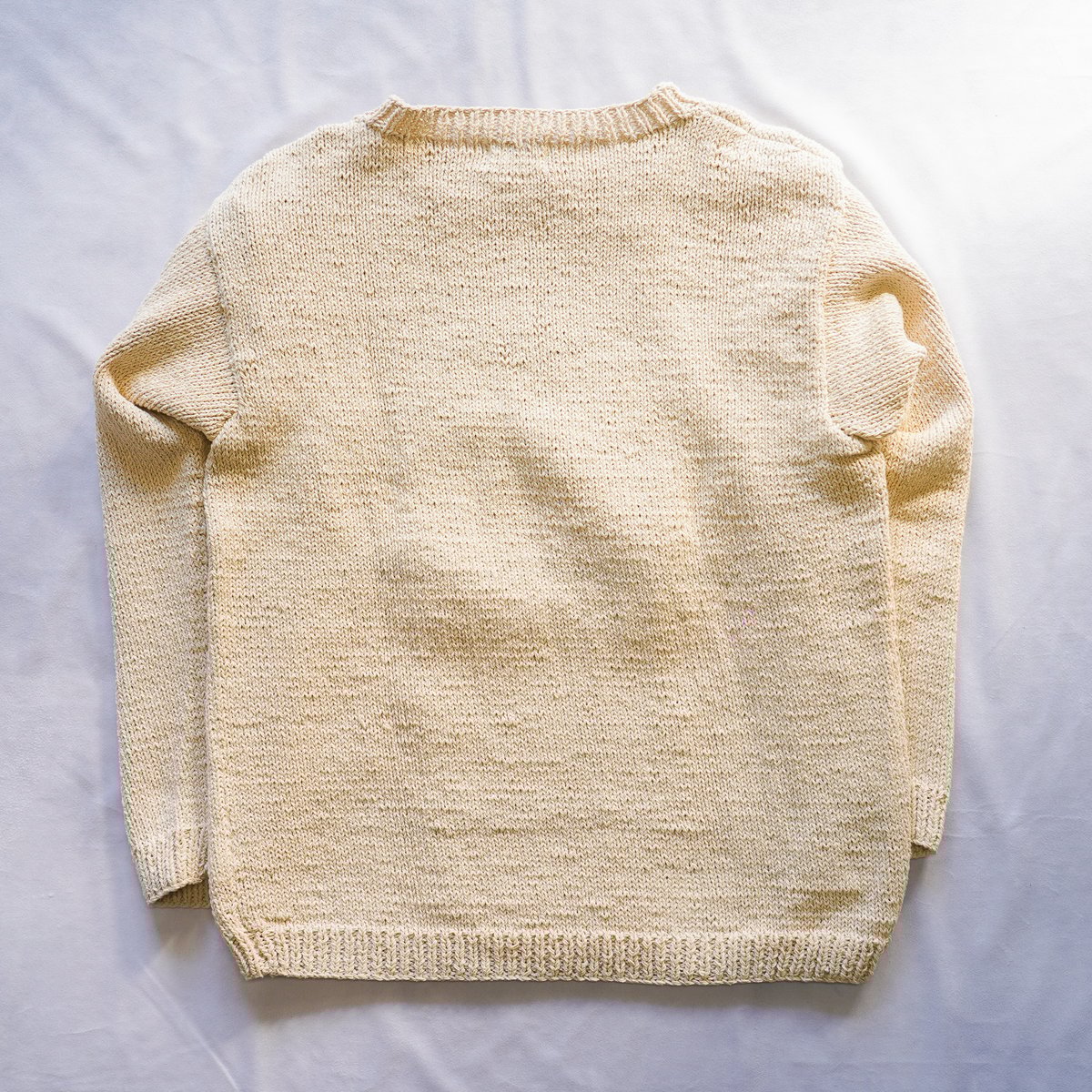 macmahon knitting mills 白 Noodle セール】【MacMahon Knitting Mills 】 +【Niche.】 Crew Neck