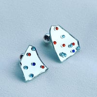 Dot Mirror Earrings 05