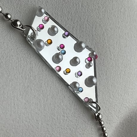 Dot Mirror Necklace 02
