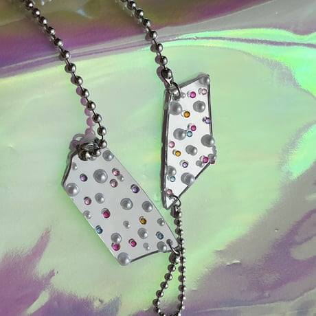 Dot Mirror Necklace 02