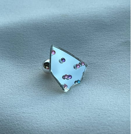 Dot Mirror Earrings 04