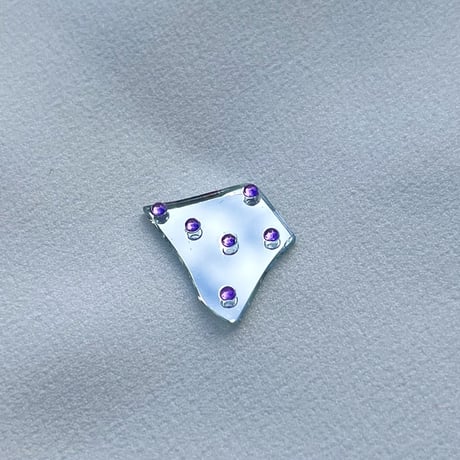 Dot Mirror Earrings 07