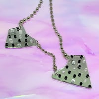 Dot Mirror Necklace 03