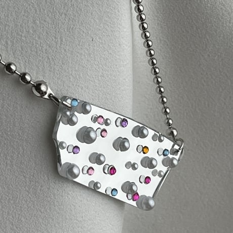 Dot Mirror Necklace 02