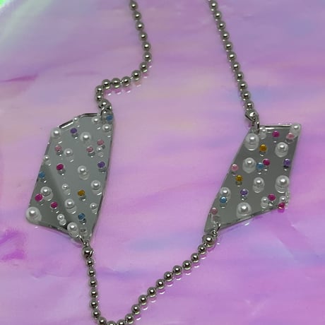 Dot Mirror Necklace 02