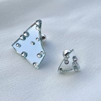 Dot Mirror Earrings 01