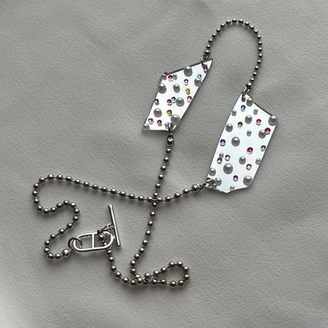 Dot Mirror Necklace 02
