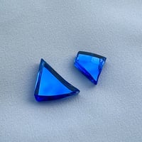 Blue Mirror Earrings 12