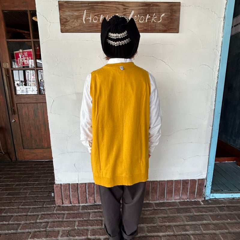 NATURAL LAUNDRY】 “サイドスリットニットベスト” | HORUS WORKS NATURAL LAUNDRY】 “サイドスリットニットベスト” | HORUS WORKS