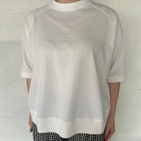【美品】快晴堂　ライトオンス　デニムパッチワークオーバーオールスカート 快晴堂(かいせいどう) Girl'sデュアルシーズンデニム裾ダーツ