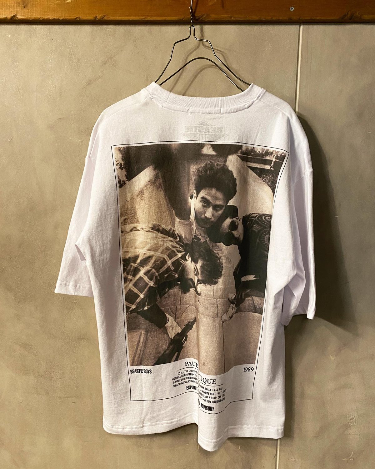 ホリー  BTStシャツ HOLY NUMBER 7】Oversized Hip Hop Dance Studio Vintage