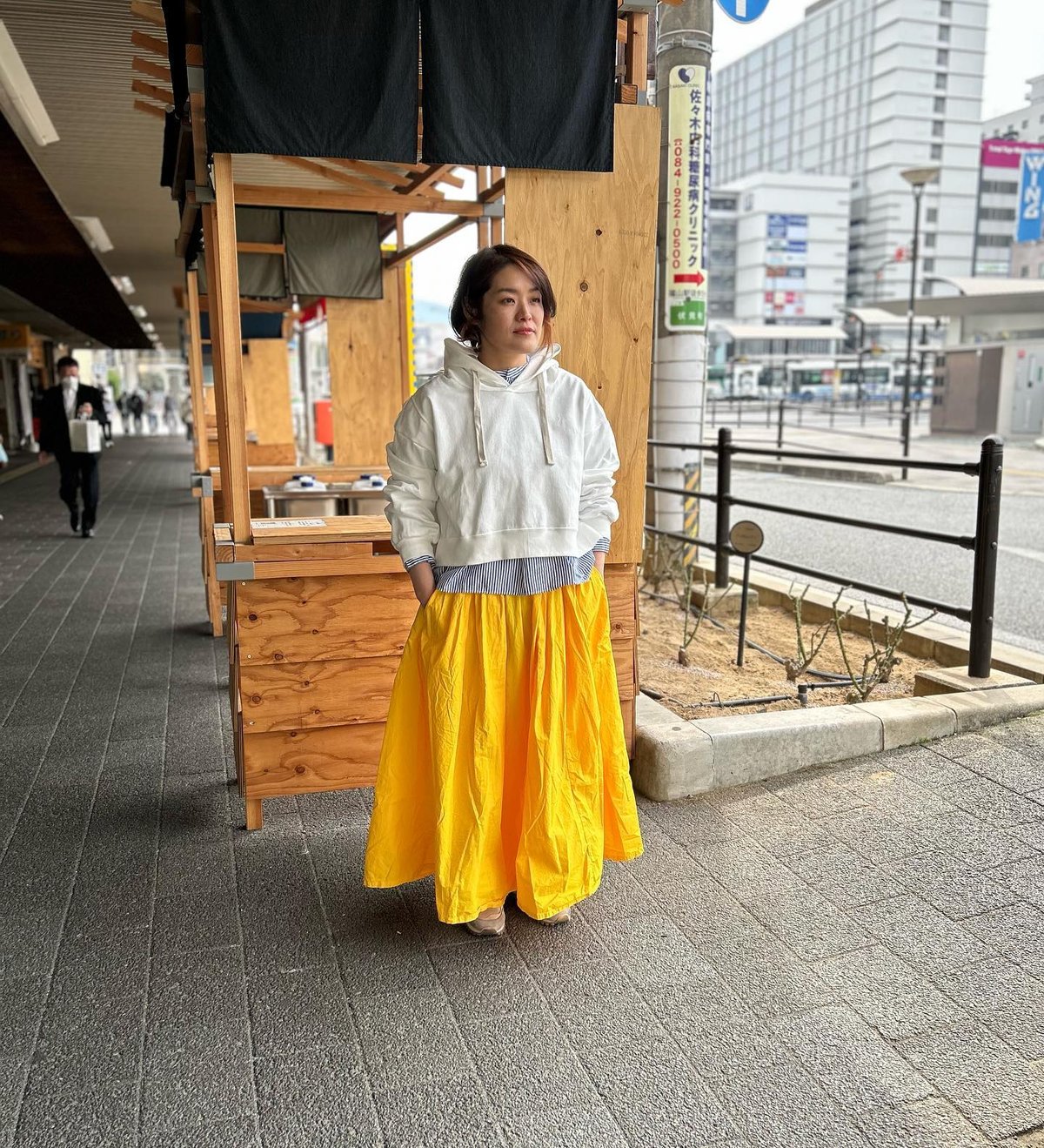 D.M.G] “タイプライター クロスマキシ丈スカート“ | HORUS WORKS 