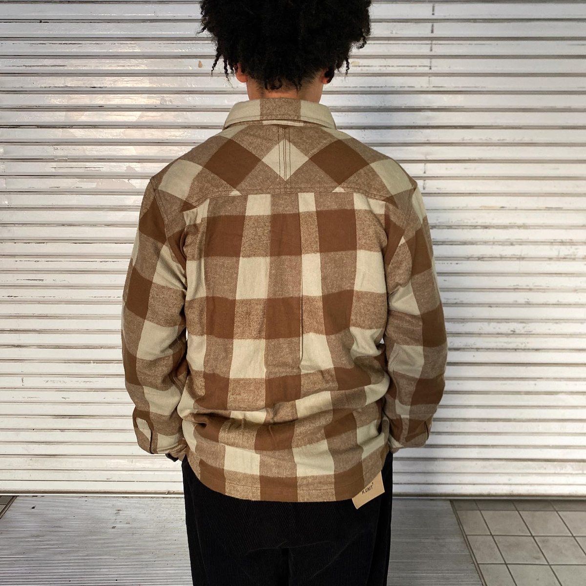 KAVU カブーWOOL JACKET ウールジャケット 日本製 ウール混 シャツジャケット 取りこぼし 尾州ウール