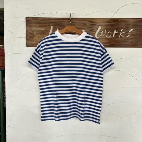 [BLUE LAKE MARKET] ”天竺ボーダー半袖Tシャツ”
