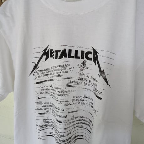 【Johnbull】 "METALLICA　Tシャツ"