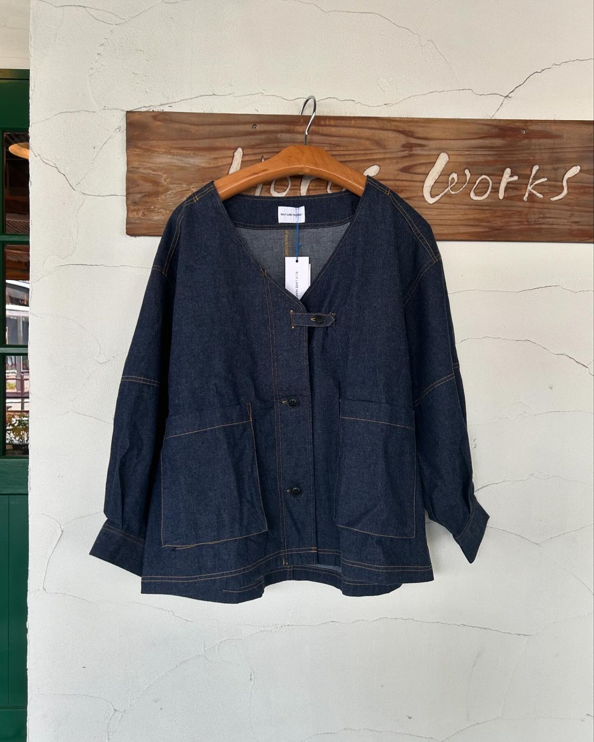 blate ボリュームスリーブデニムジャケット