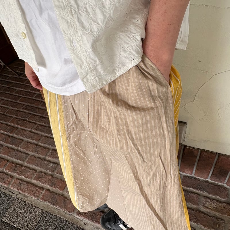 【NATURAL LAUNDRY】コーマ天竺 パネルシャーリングスカート　日本製 楽天市場】natural laundry(ナチュラルランドリー)パネル