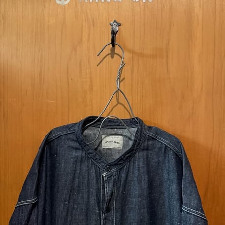 【SPELLBOUND】 "6ozネップデニム オーバーシャツ"