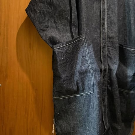 【SPELLBOUND】 "6ozネップデニム オーバーシャツ"