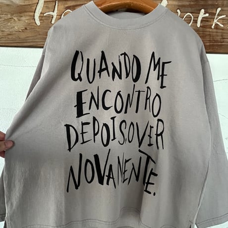 [sabbatum] “スタンダードプリントT”