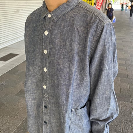 [NATURAL LAUNDRY] ”ダンガリーファーマーシャツ”
