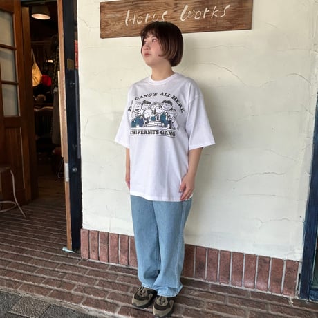 【Johnbull】 "PENUTS Tシャツ"（DENIM PEANUTS GANG）