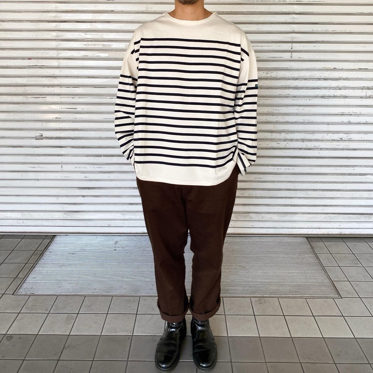 新品　タグ付き！T.japan border basque tunic T.japan border basque tunic