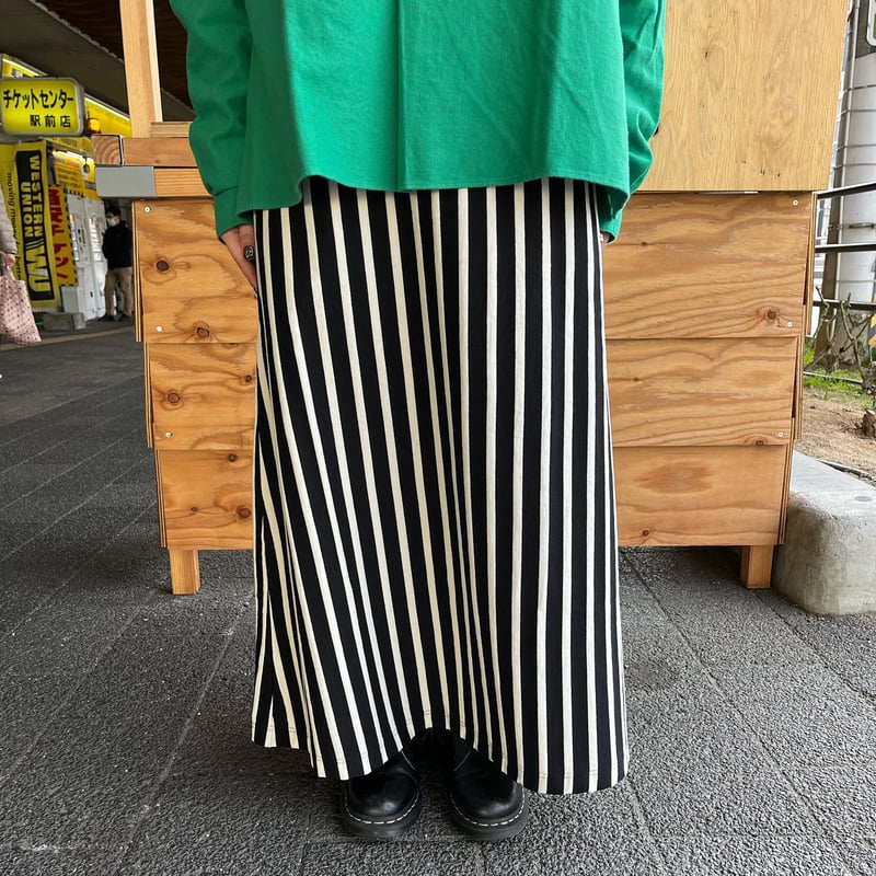 BLUE LAKE MARKET] ”ストライプタイトスカート” | HORUS WORKS 