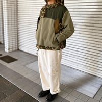 【H.UNIT】  "Nylon ripstop switching anorak hoodie" H-JK041