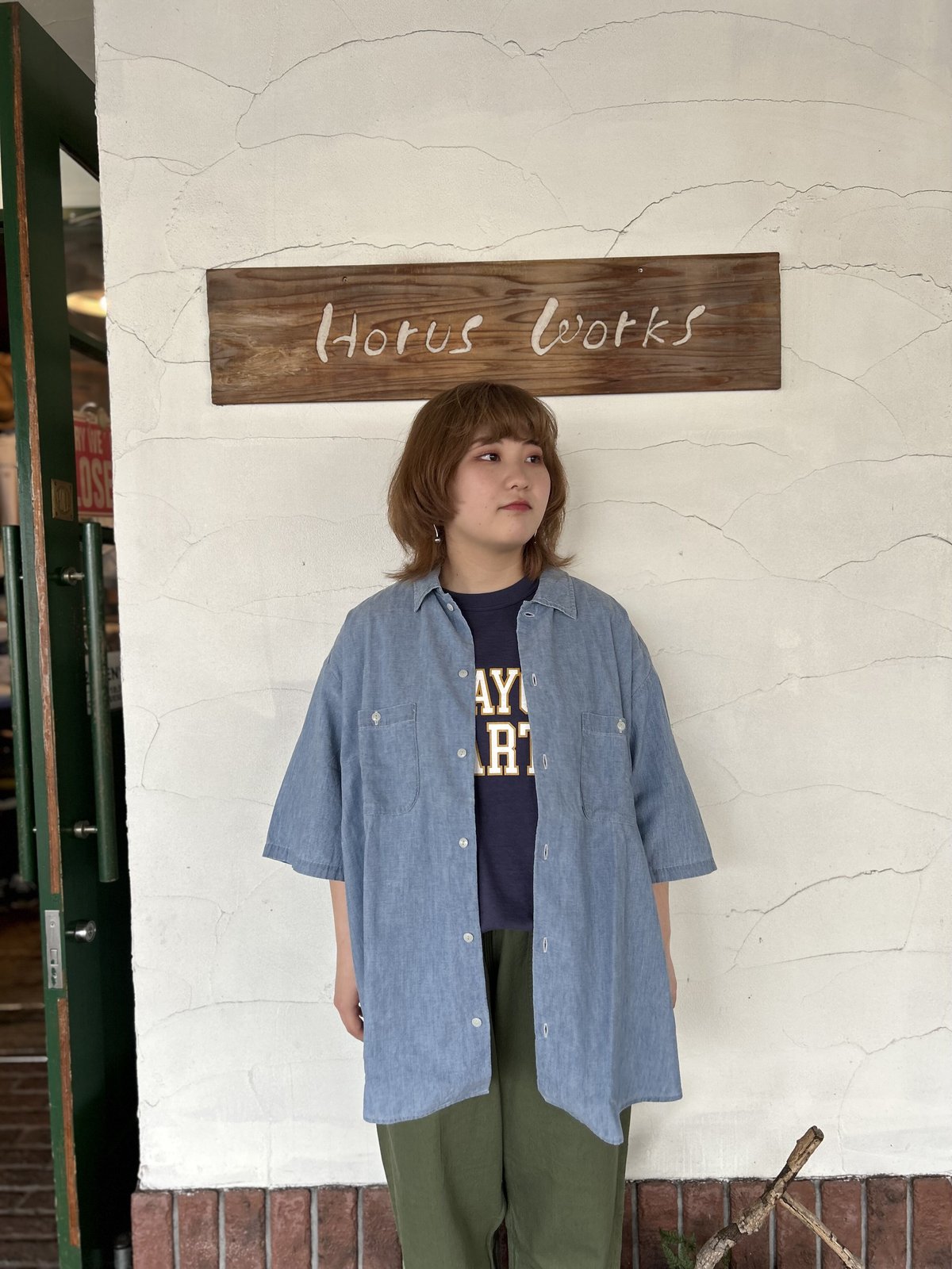 IIROT シャンブレー プルオーバー シャツ 【公式通販】