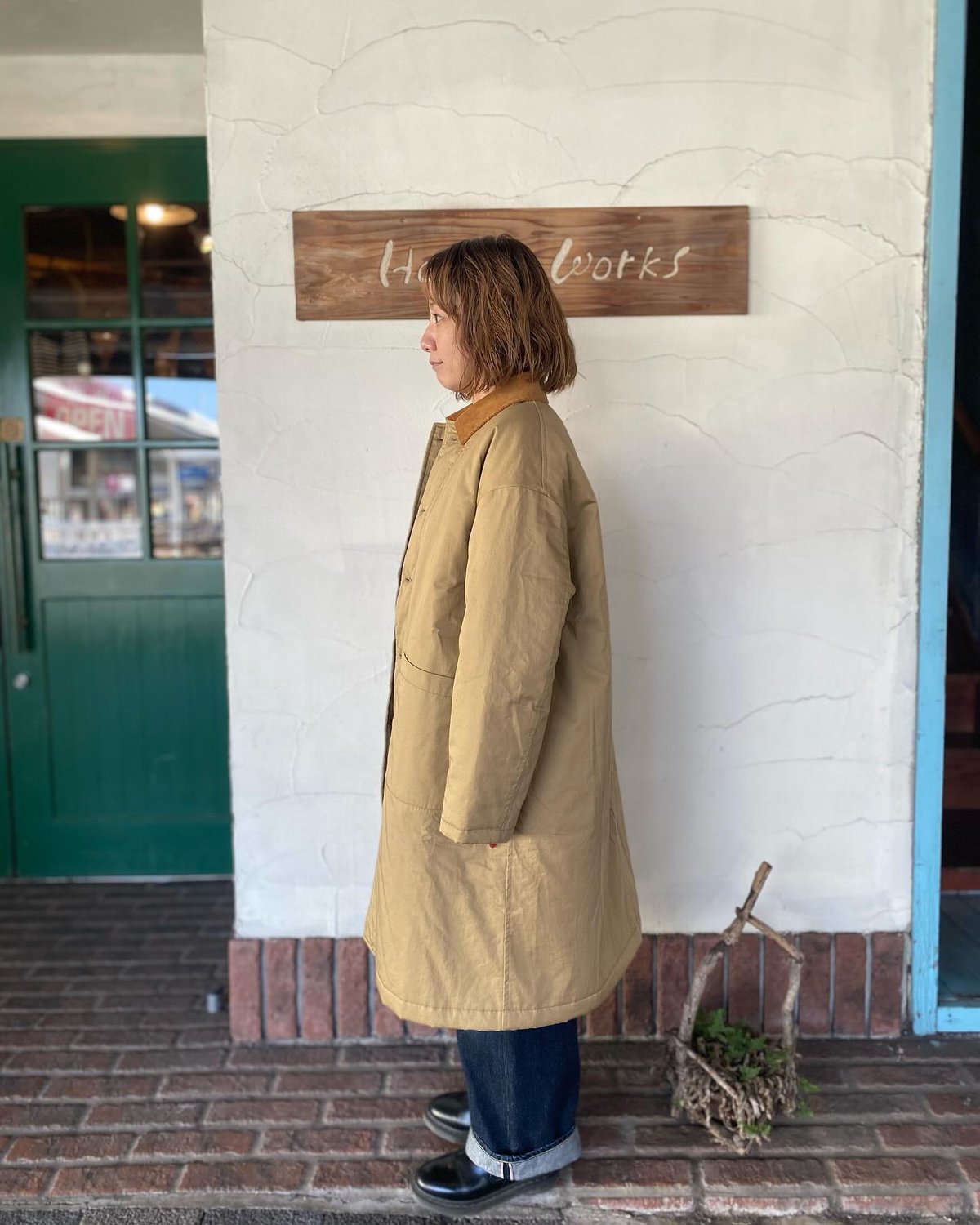 NATURAL LAUNDRY】 ”Vツイルダスターコート” | HORUS WORKS 