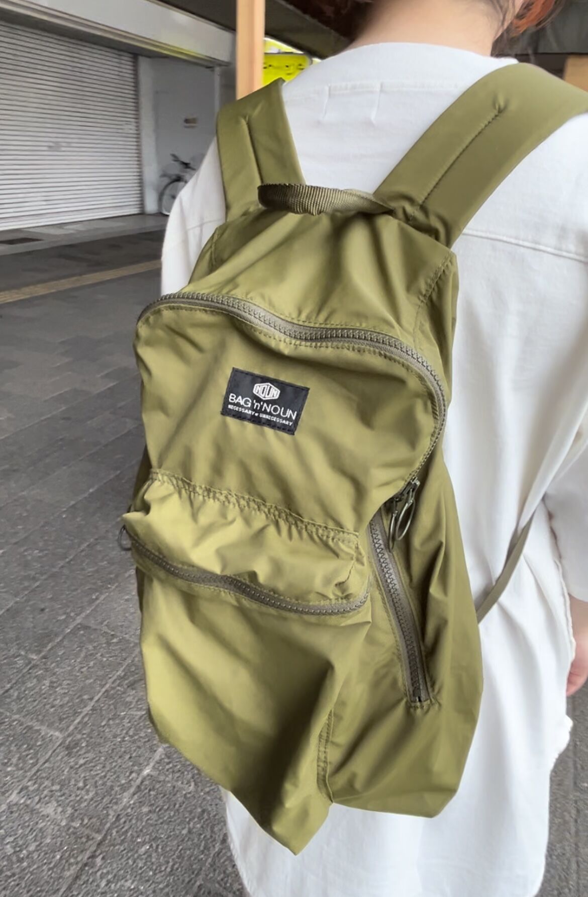 超美品✴︎BAG'n'NOUN DAY PACK MAT BAG'n'NOUN Day Pack MAT [NAVY] - Fresh Service NECESSARY or