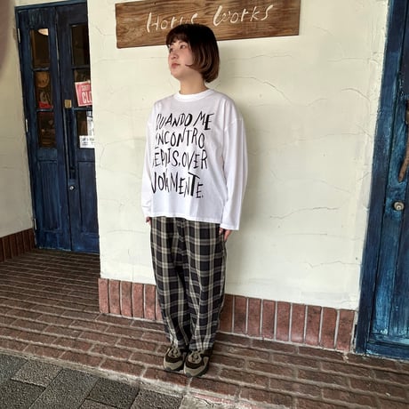 [sabbatum] “スタンダードプリントT”