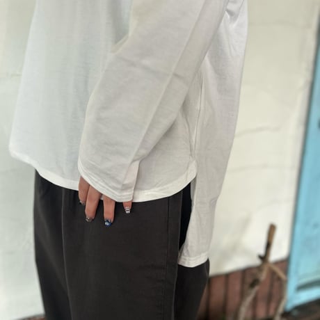 [NARU]  ”40/2天竺クルーネックプルオーバー”