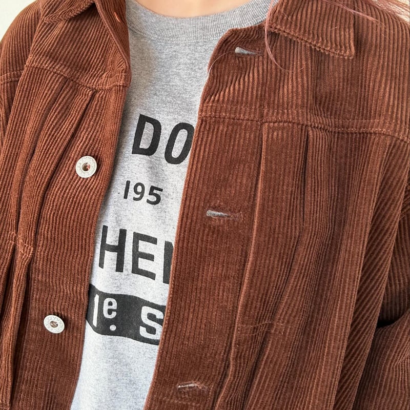 h.unit エイチユニット コーデュロイセットアップ サイズ0 ブラウン茶